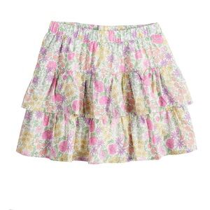 Little girls Jumping Beans Floral A-Line Skirt - Pink, Yellow, Green/ NEW